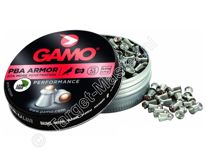 Gamo PBA Armor 5.50mm Airgun Pellets tin of 75